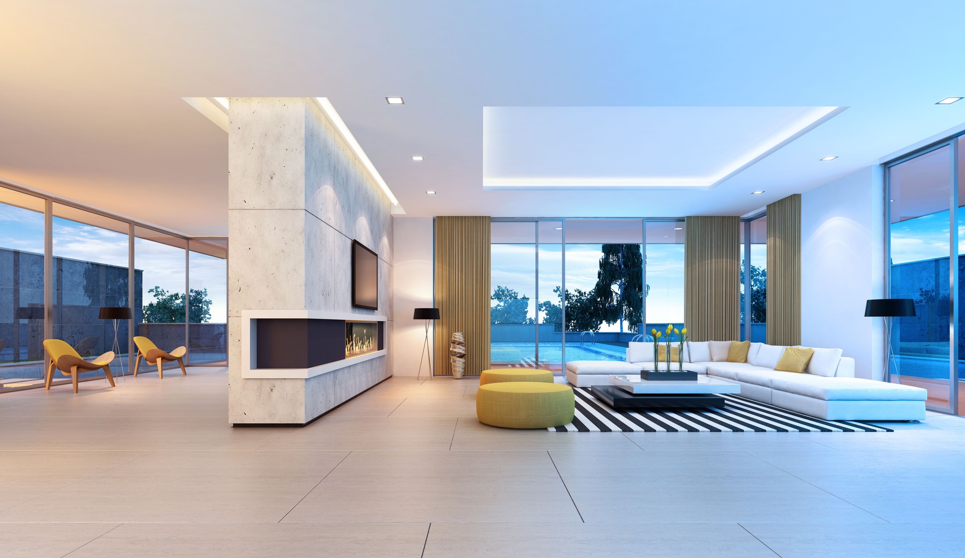 Luxury Big Villa Interior